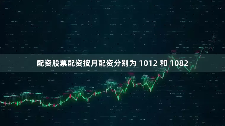 配资股票配资按月配资分别为 1012 和 1082